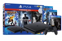 Игровая приставка Sony PlayStation 4, 1000 Gb, Black + Uncharted 4: A Thief’s En