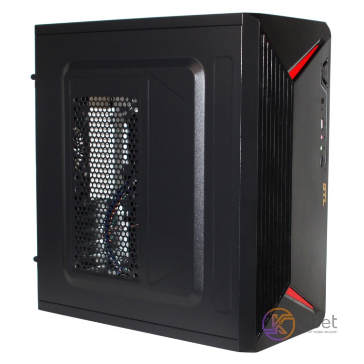 Корпус GTL 3141 Black 500W, 80mm, ATX Micro ATX Mini ITX, 2 x 3.5mm, USB3.0