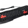 Клавиатура Esperanza Wired EGK101RUA Black Red, USB