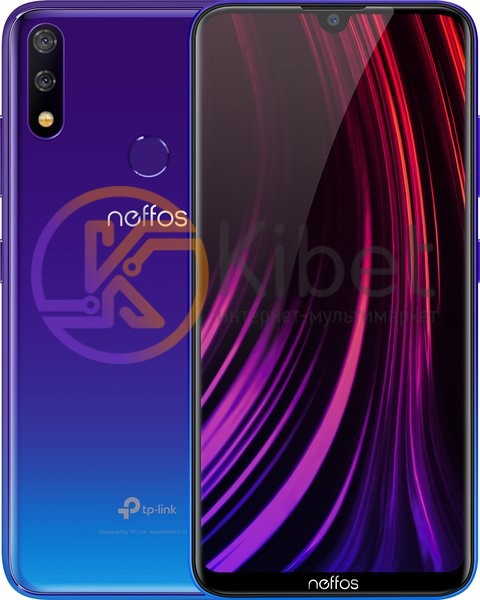 Смартфон Neffos X20 (TP7071A95UA) Aurora Purple, 2 Sim, сенсорный емкостный 6.26