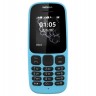 Мобильный телефон Nokia 105 Duos Blue, 2 Sim, 1,77' (160х120) TFT, no Cam, no GP