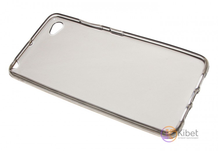 Накладка ультратонкая силиконовая для Lenovo S90 Dark Transparent