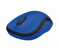 Мышь Logitech M220 Silent, Blue Black, USB, беспроводная, оптическая, 1000 dpi,