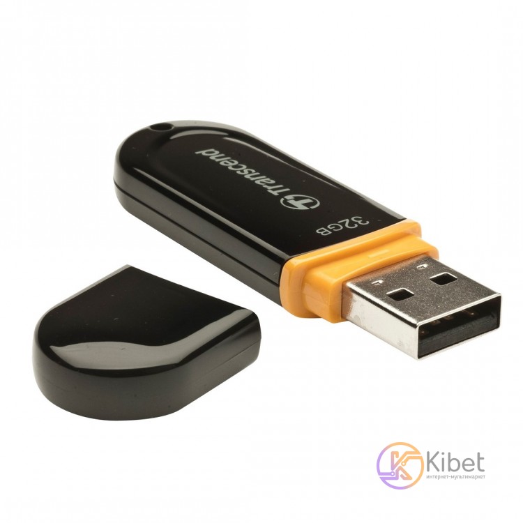 USB Флеш накопитель 32Gb Transcend 300 Black 15 11Mbps TS32GJF300