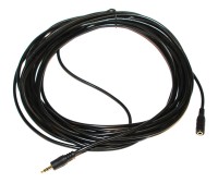 Удлинитель Audio ATcom DC3.5 папа-мама 7.5 м Black