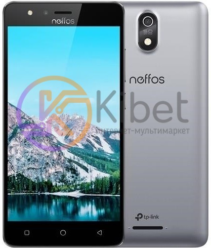 Смартфон Neffos C5S (TP704A) Grey, 2 Sim, сенсорный емкостный 5' (854х480) TN, M