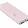 Универсальная мобильная батарея 10000 mAh, Trust PWB-100, Pink, 2xUSB 2.1A, 1x