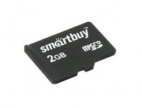 Карта памяти microSD, 2Gb, SmartBuy, без адаптера (SB2GBSD-00)