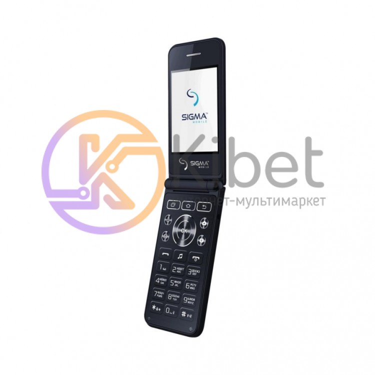 Мобильный телефон Sigma mobile X-style 28 Flip Blue, 2 Mini-Sim, дисплей 2.8' цв