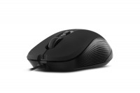Мышь Sven RX-140, Black, USB, оптическая, 800 1200 1600 dpi, 3 кнопки, 1,5 м