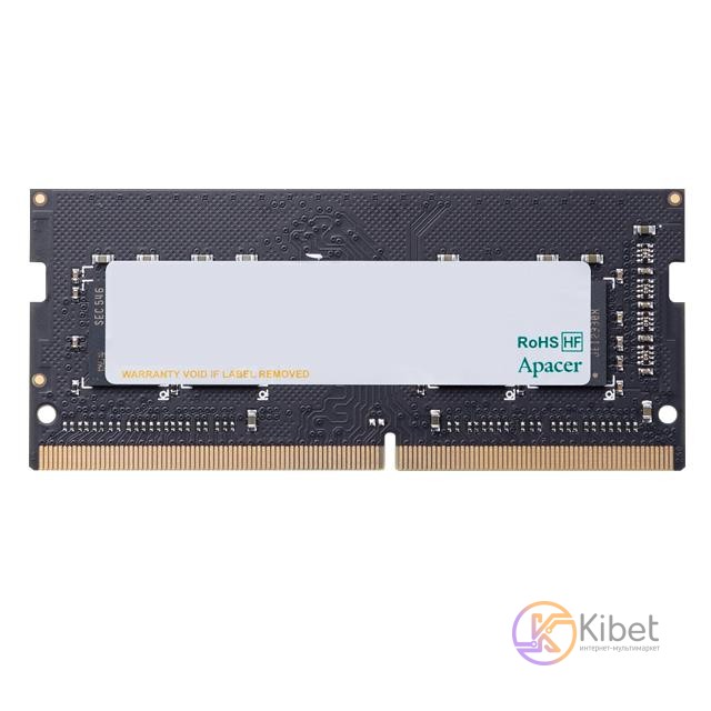 Модуль памяти SO-DIMM, DDR4, 8Gb, 2400 MHz, Apacer, 1.2V, CL17 (A4S08G24CEIBH05-