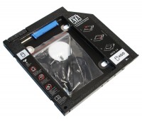 Шасси для ноутбука MDX V3.0, Black, 9.5 мм, для SATA 2.5', алюминиевый корпус