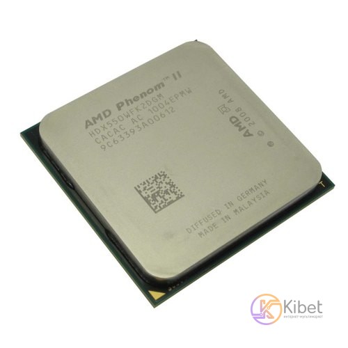 Процессор AMD (AM3) Phenom II X2 550, Tray, 2x3,1 GHz, L3 6Mb, Callisto, 45 nm,