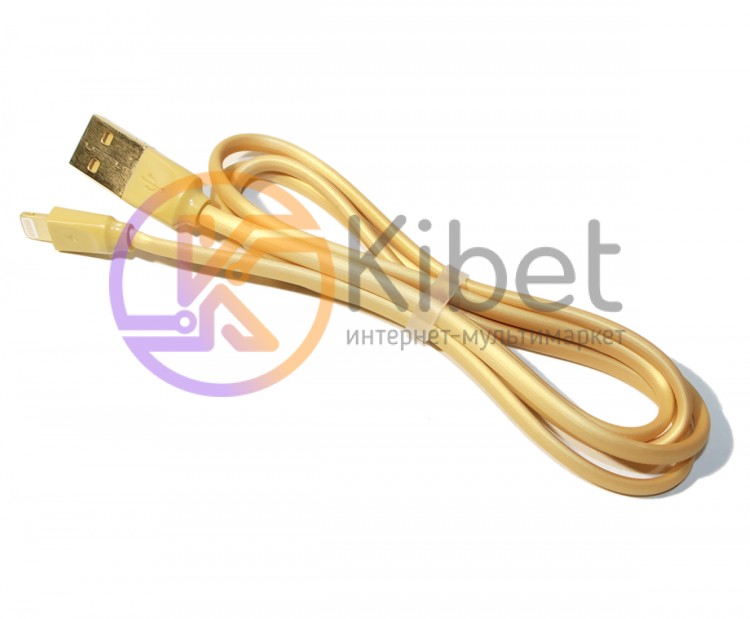 Кабель USB - Lightning, Gold, Remax, Radiance Lightning, 1 м (RC-041i)