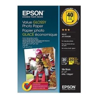 Фотобумага Epson, глянцевая, A6 (10x15), 183 г м?, 40 л, Value Series (C13S40004