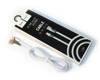 Кабель USB - Lightning, Hoco X4 Rhombus, White, 1.2 м