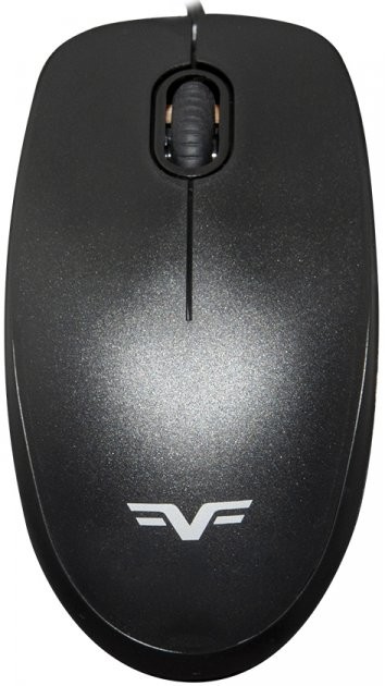 Мышь Frime FM-100B, Black, USB, оптическая, 1000 dpi, 3 кнопки, 1.75 м