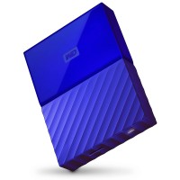 Внешний жесткий диск 4Tb Western Digital My Passport, Blue, 2.5', USB 3.0 (WDBYF