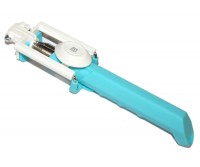 Палка для селфи Remax Selfie Stick P3, Blue, Bluetooth, пульт с кнопкой, 150 mAh