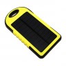 Универсальная мобильная батарея 5000 mAh, Power Bank, Black Yellow, солнечная па
