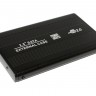Карман внешний 2.5' HQ-Tech, Black, USB 2.0, 1xSATA HDD SSD, питание по USB