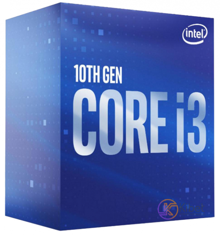 Процессор Intel Core i3 (LGA1200) i3-10105F, Box, 4x3.7 GHz (Turbo Boost 4.4 GHz