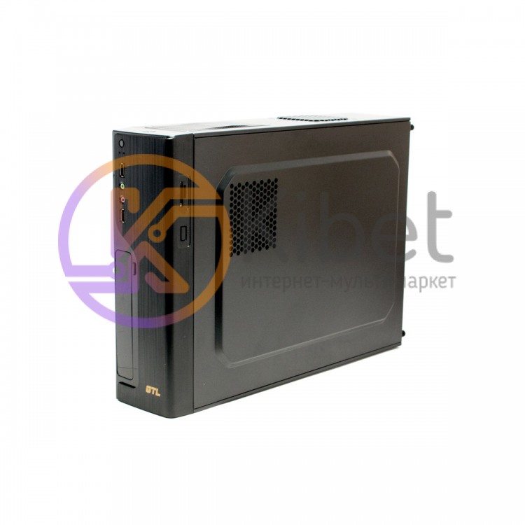 Корпус GTL M07-BU Black, 400W, 80mm, Micro ATX Mini ITX, 2 x 3.5mm, USB2.0 x 2