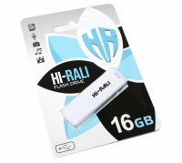 USB Флеш накопитель 16Gb Hi-Rali Bright White, HI-16GBBRTWH