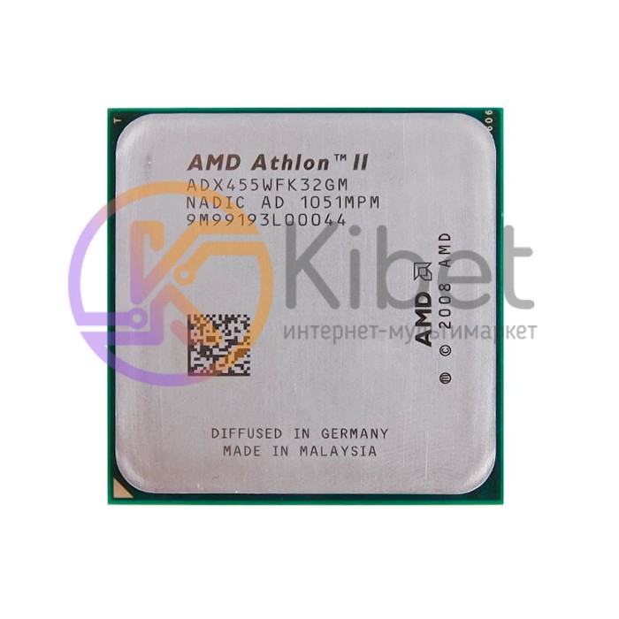 Процессор AMD (AM3) Athlon II X3 455, Tray, 3x3,3 GHz, L2 1.5Mb, Rana, 45 nm, TD