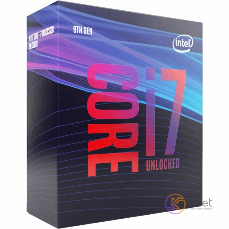 Процессор Intel Core i7 (LGA1151) i7-9700K, Box, 8x3,6 GHz (Turbo Boost 4,9 GHz)