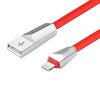 Кабель USB - Lightning, Hoco X4 Rhombus, Red, 1.2 м