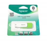 USB Флеш накопитель 8Gb Apacer AH335 Green AP8GAH335G-1