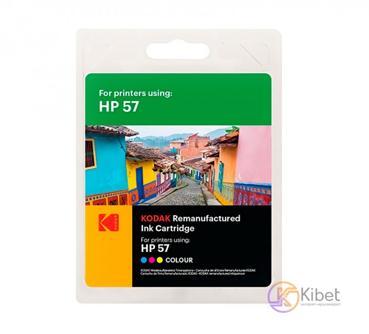 Картридж HP №57 (C6657AE), Color, DJ5550 450cbi, PS1x0 7x50, Kodak (185H005713)