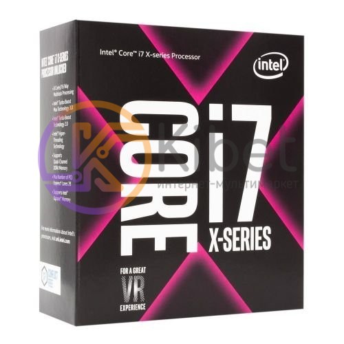 Процессор Intel Core i7 (LGA2066) i7-7800X, Box, 6x3,5 GHz (Turbo Boost 4,0 GHz)