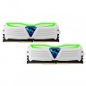 Модуль памяти 8Gb x 2 (16Gb Kit) DDR4, 2133 MHz, Geil Super Luce White Green LED