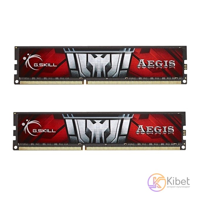 Модуль памяти 4Gb x 2 (8Gb Kit) DDR3, 1600 MHz, G.Skill Aegis LV, 11-11-11-28, 1
