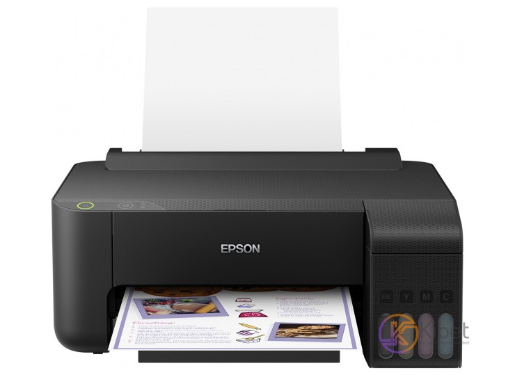 Принтер струйный цветной A4 Epson L1110, Black, 5760х1440 dpi, до 33 15 стр мин,