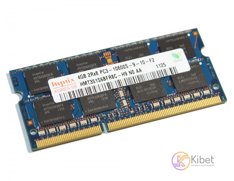 Модуль памяти SO-DIMM 4Gb, DDR3, 1333 MHz (PC3-10600), Hynix, 9-9-9-24, 1.5V (HM