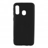 Накладка силиконовая для смартфона Samsung A40 (A405), Soft case matte Black