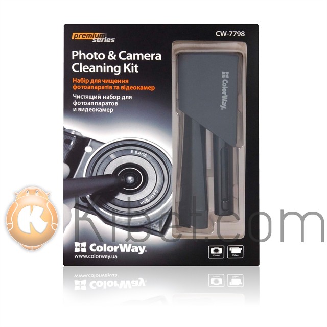 Чистящий набор ColorWay Premium для фотоаппаратов и видеокамер (CW-7798)