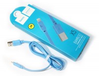 Кабель USB - Lightning, Hoco X5 Bamboo, Blue