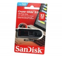 USB 3.0 Флеш накопитель 32Gb SanDisk Cruzer Glide, Black (SDCZ600-032G-G35)
