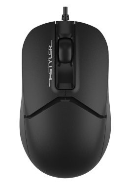 Мышь A4Tech Fstyler FM12S, Black, USB, оптическая, бесшумная, 1000 dpi, 3 кнопки