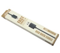 Кабель USB - Lightning, Joyroom 'Fast Charge', Black, 1 м (JR-S118)