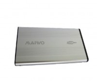 Карман внешний 2.5' Maiwo K2501A, Silver, USB 2.0, 1xSATA HDD SSD, питание по US