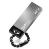 USB Флеш накопитель 32Gb Silicon Power Touch 835 Iron Gray 18 9Mbps SP032GBU