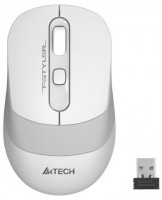 Мышь A4Tech Fstyler FG10S 2000dpi White, USB, Wireless, бесшумная