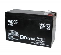Батарея для ИБП 12В 7Ач X-Digital SP 12-7 (SW1270), 151х65х94