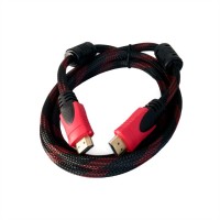 Кабель HDMI - HDMI 1.5 м Extradigital Black Red, V2.0, позолоченные коннекторы,