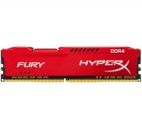 Модуль памяти 16Gb DDR4, 3200 MHz, Kingston HyperX Fury, Red, 18-21-21, 1.2V, с